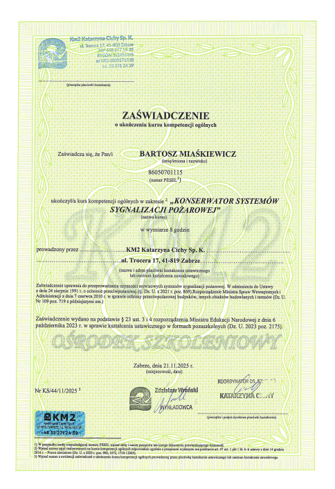 Certyfikat 4
